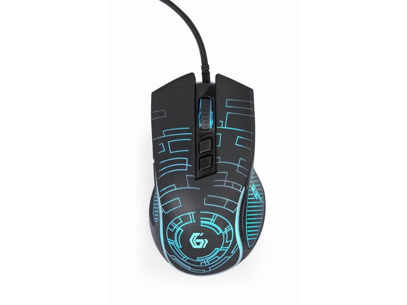 Gembird USB LED Gaming Mouse - Gaming Maus (Schwarz)
