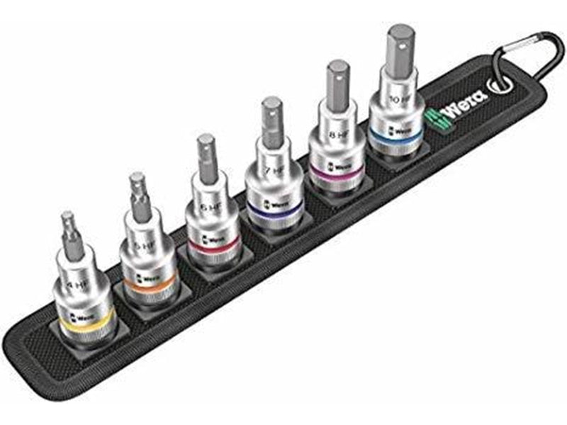 Wera Belt C 2 Zyklop In-Hex-Plus bit socket set with holding function 1/2" drive 6 pieces