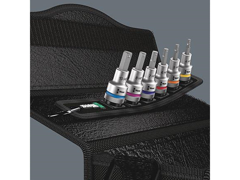 Wera Belt C 2 Zyklop In-Hex-Plus bit socket set with holding function 1/2" drive 6 pieces