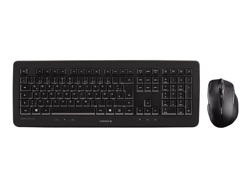Cherry DW 5100 - Tastatur & Maus Set - Englisch - UK - Schwarz