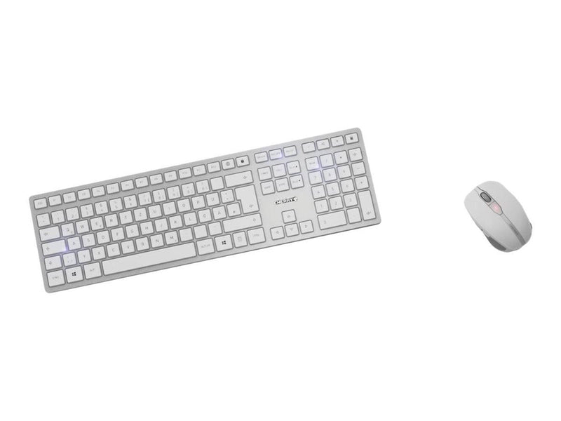 Cherry DW 9100 SLIM - Tastatur & Maus Set - Czechoslovakian - Weiss