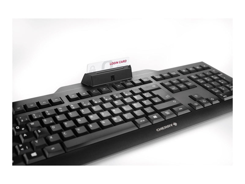 Cherry KC 1000 SC - Tastaturen - Englisch - UK - Schwarz