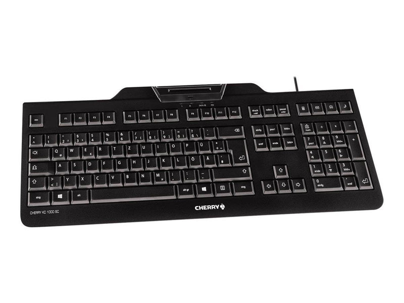 Cherry KC 1000 SC - Tastaturen - Englisch - UK - Schwarz
