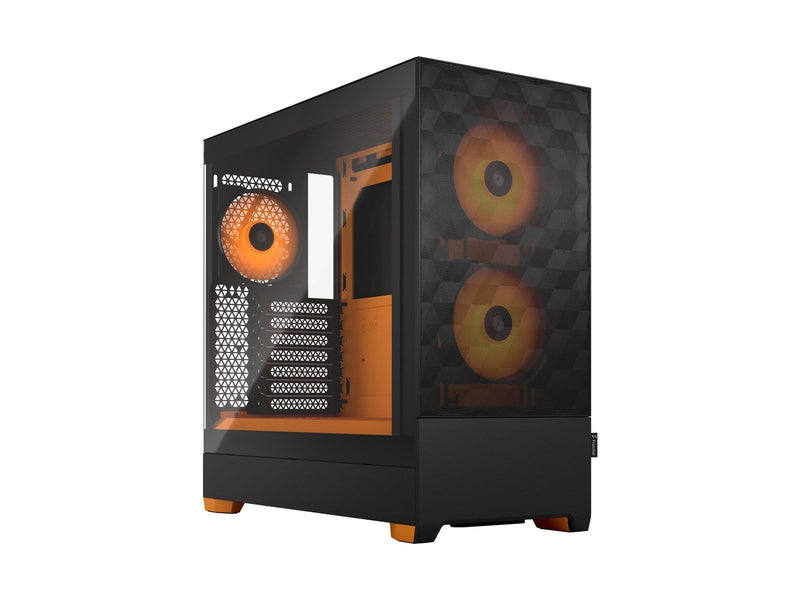 Fractal Design Pop Air RGB - Orange Core TG Clear Tint - Gehäuse - Miditower - Orange