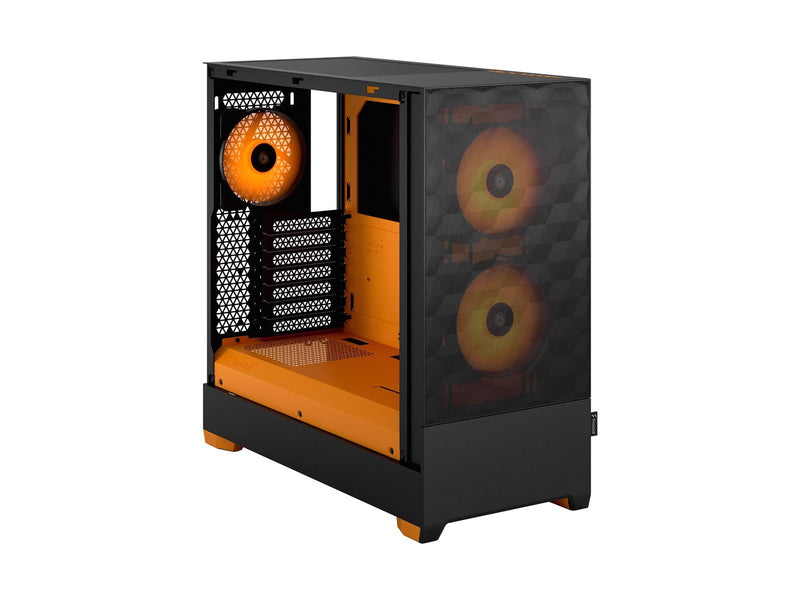Fractal Design Pop Air RGB - Orange Core TG Clear Tint - Gehäuse - Miditower - Orange