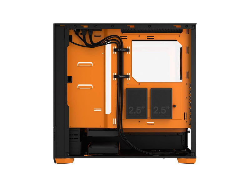 Fractal Design Pop Air RGB - Orange Core TG Clear Tint - Gehäuse - Miditower - Orange