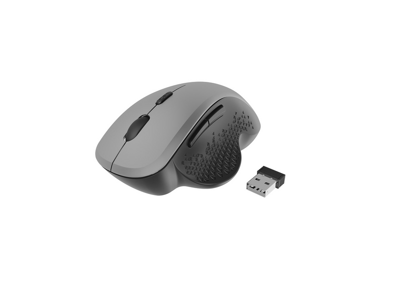 Gembird Ergonomic wireless optical mouse 6B-02 - Maus (Silber)