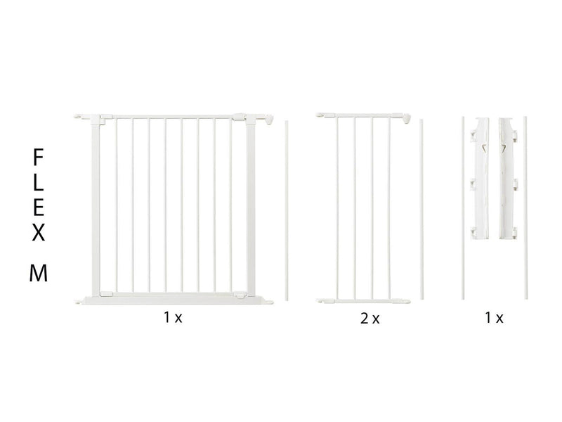 BabyDan Flex M Safety Gate White 90-146 cm