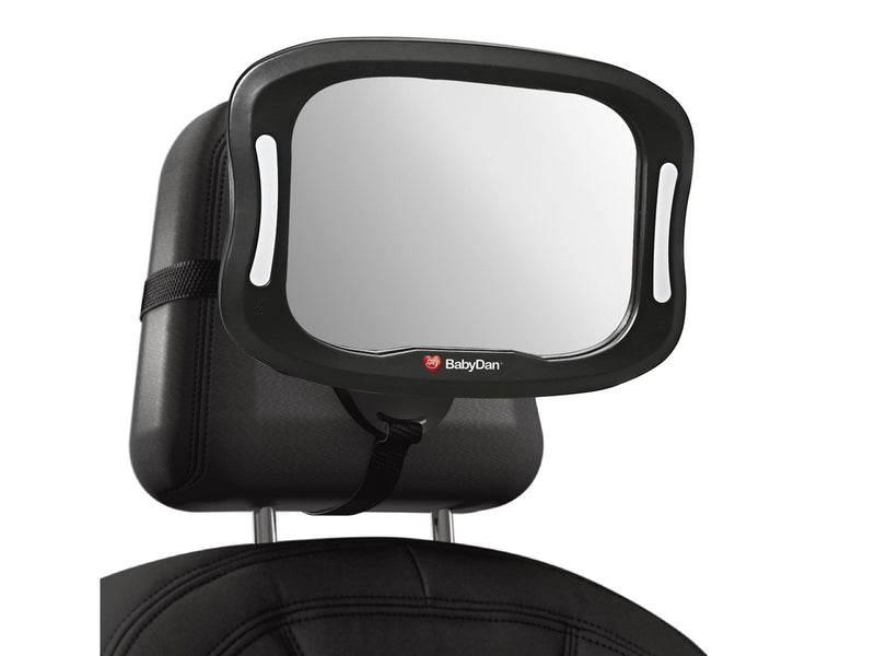 BabyDan Car Seat Mirror with LED Light