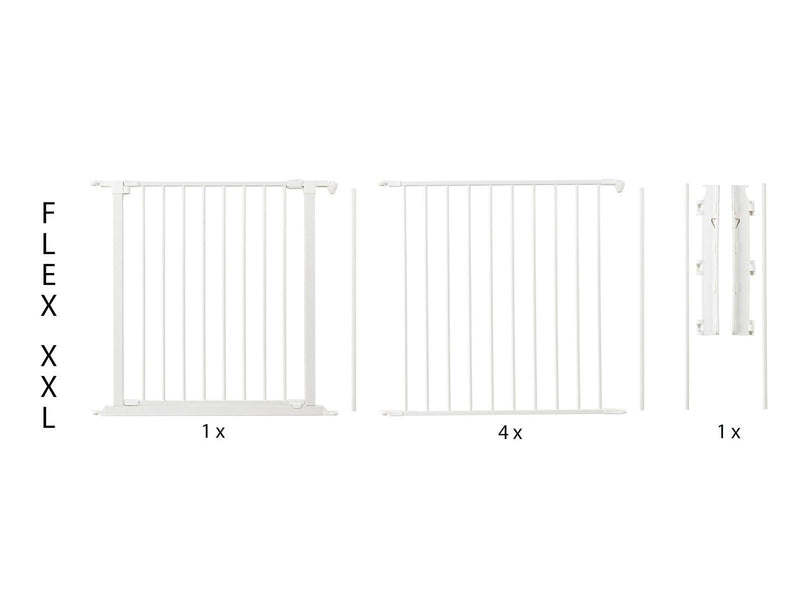 BabyDan Flex XXL Safety Gate White 278-350 cm