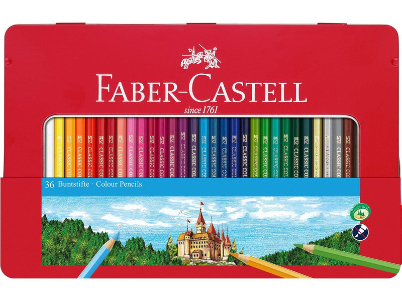 Faber Castell Classic Colour colour pencils tin of 36