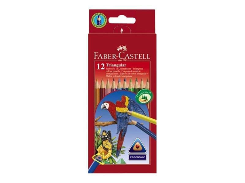 Faber Castell Triangular colour pencils (pack of 12)