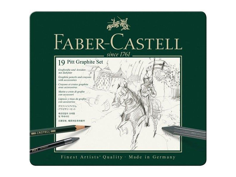 Faber Castell Set Pitt Graphite tin of 19