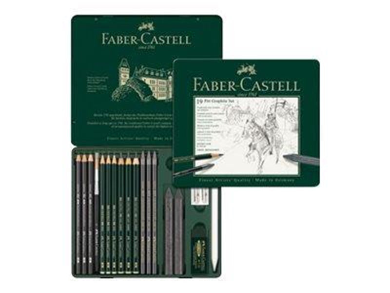 Faber Castell Set Pitt Graphite tin of 19