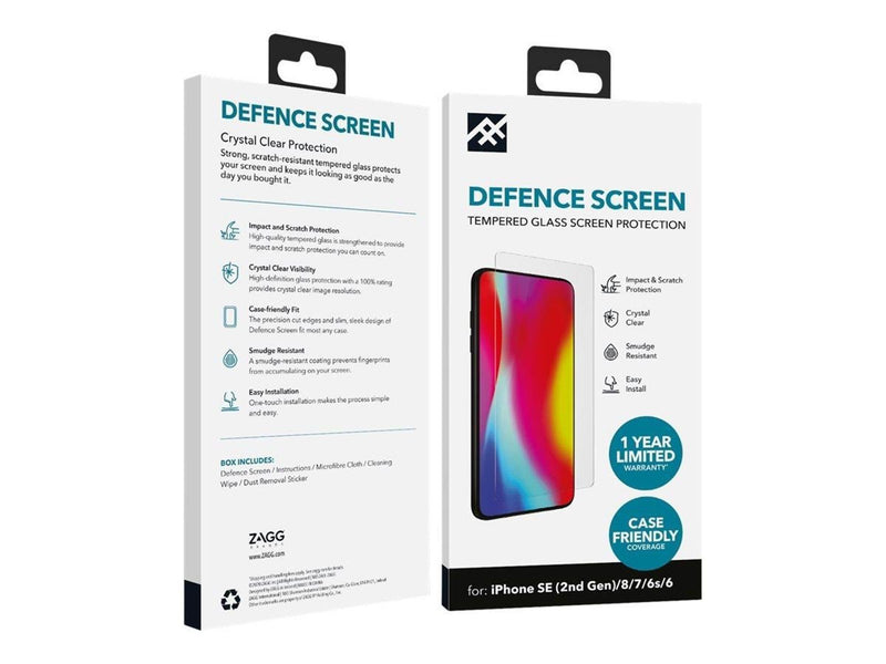 ZAGG InvisibleShield Defense for Apple iPhone 6 6s 7 8 SE (2nd generation)