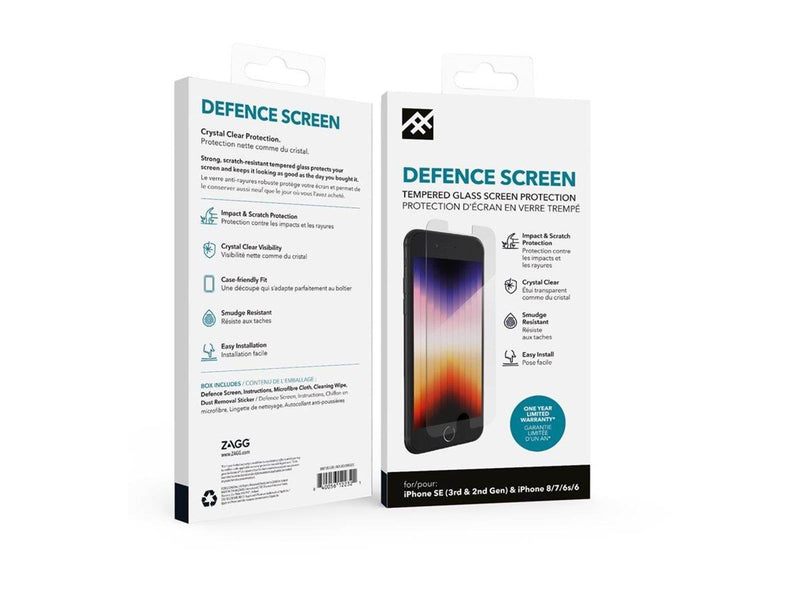 ZAGG InvisibleShield Defense for Apple iPhone 6 6s 7 8 SE (2nd generation)