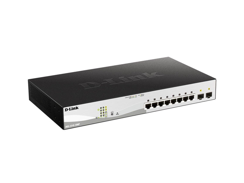 D-Link DGS 1210-10MP 10-Port Gigabit Smart Managed PoE Switch (130W)