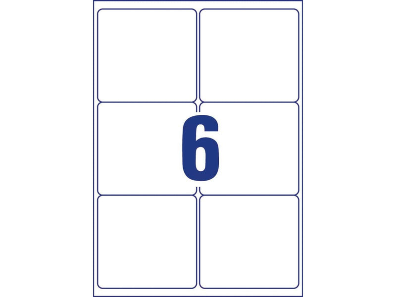 Avery Shipping Labels with BlockOut™ 6 labels/sheet