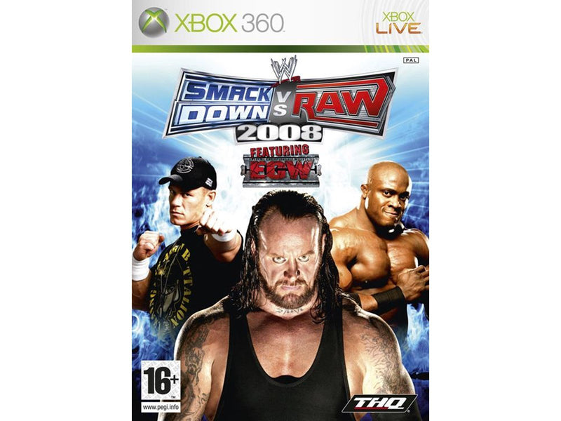 WWE SmackDown! vs. RAW 2008 - Microsoft Xbox 360 - Sport - PEGI 16