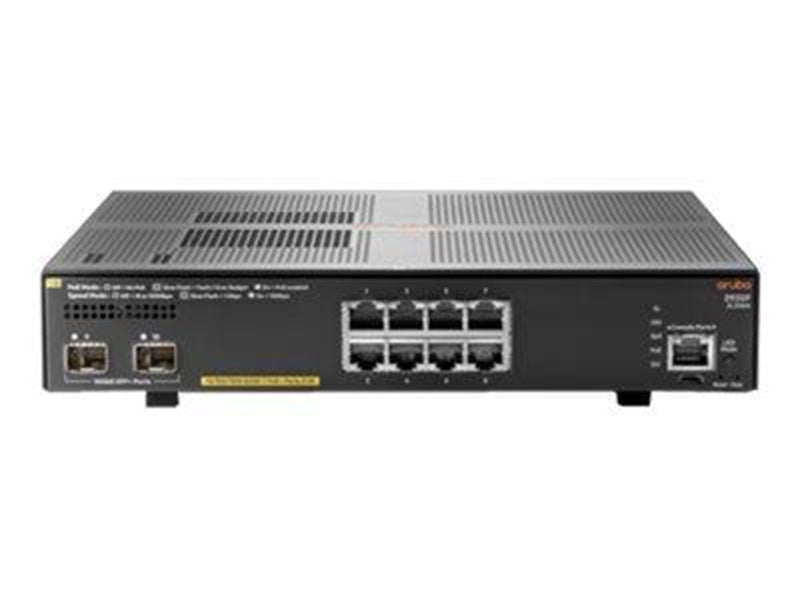 Hewlett Packard Enterprise Aruba 2930F 8G PoE+ 2SFP+ Switch