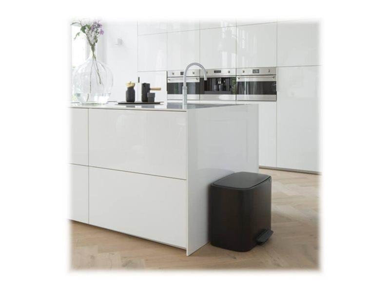 brabantia Bo Brabantia 11L + 23L Bo Pedal Bin - Matt Black