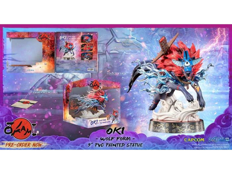 First 4 Figures - Okami - Oki (Wolf Form) (Standard Edition) - Figur