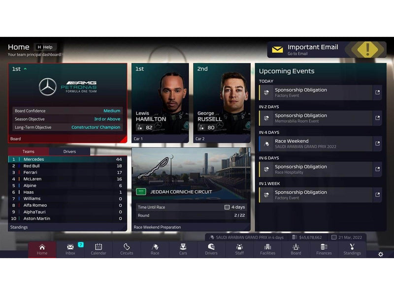 F1 Manager 2022 - Sony PlayStation 5 - Strategie - PEGI 3
