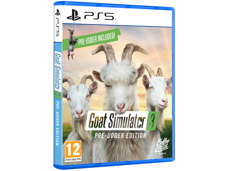 Goat Simulator 3 - Pre-Udder Edition - Sony PlayStation 5 - Simulator - PEGI 12