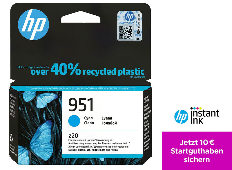 HP Original 951 Druckerpatrone - cyan (CN050AE)