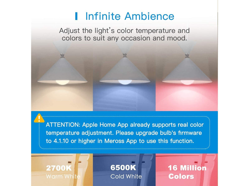 Meross Smart Wi-Fi LED Bulb with RGBW