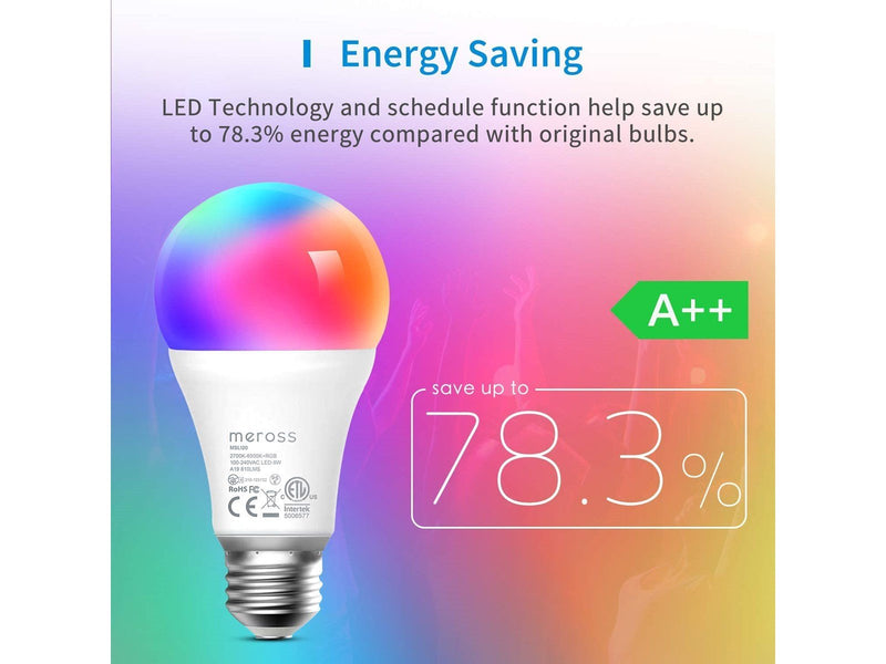 Meross Smart Wi-Fi LED Bulb with RGBW