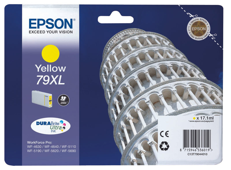 Epson Original 79XL Druckerpatrone gelb 2.000 Seiten 17,1ml (C13T79044010)