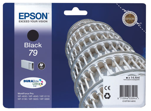 Epson Original 79 Druckerpatrone schwarz 900 Seiten 14,4ml (C13T79114010)