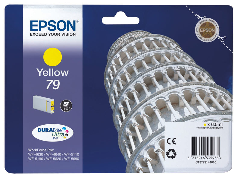Epson Original 79 Druckerpatronen 4er-Set schwarz, cyan, magenta, gelb (OPC13T79114010)