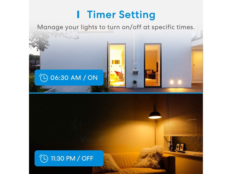 Meross Smart Wi-Fi LED Bulb with Dimmable Light