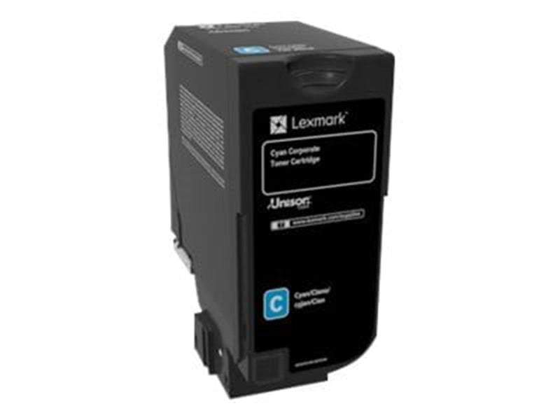 Lexmark cyan - original - tonerpatron - Tonerpatrone Cyan