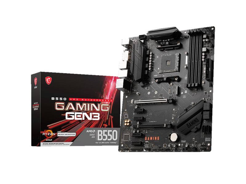 MSI B550 GAMING GEN3 Mainboard - AMD B550 - AMD AM4 socket - DDR4 RAM - ATX
