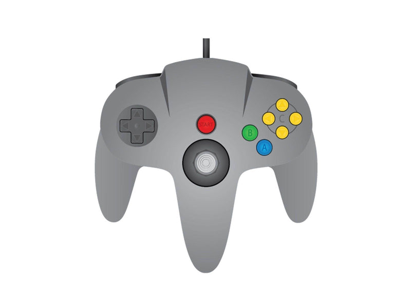 Teknogame Wired N64 Controller Grey - Wired Controller - Nintendo 64
