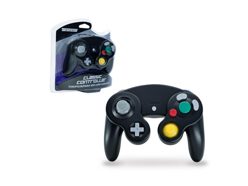 Teknogame Wired GameCube Controller Black - Wired Controller - Nintendo GameCube
