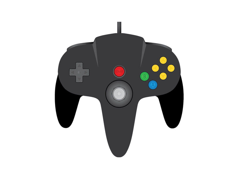 Teknogame Wired N64 Controller Black - Wired Controller - Nintendo 64