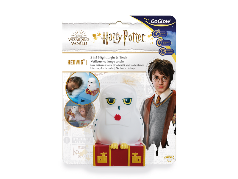 Harry Potter Hedwig Kids Bedside Night Light and Torch Buddy by GoGlow
