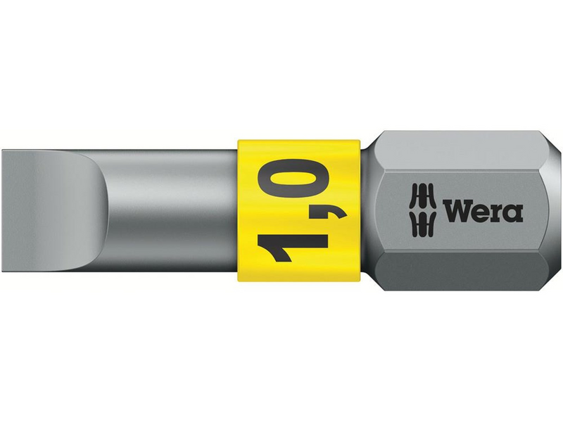 Wera 800/1 BTZ bits. 1.0 mm