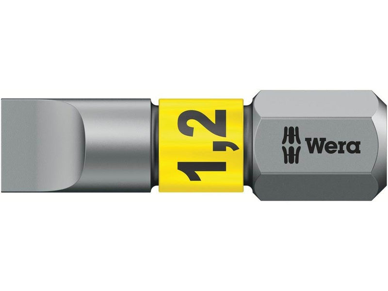 Wera 800/1 BTZ bits. 1.2 x 6.5 mm