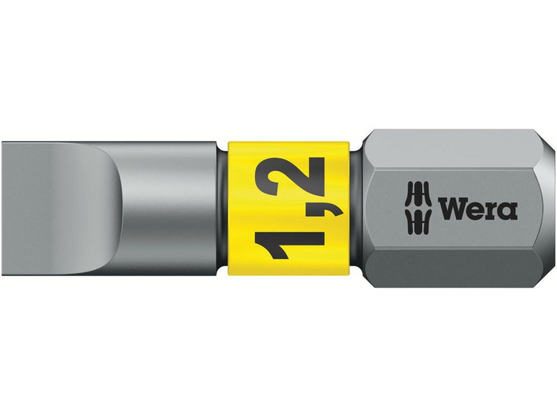Wera 800/1 BTZ bits. 1.2 x 6.5 mm