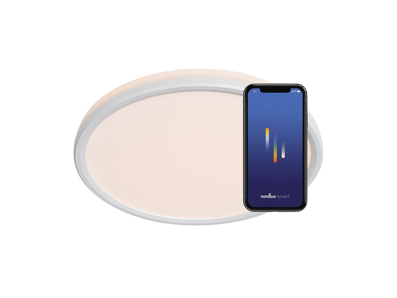Nordlux Liva Smart Color Deckenleuchte Weiss