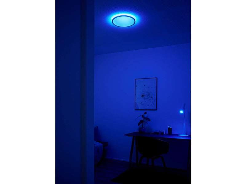 Nordlux Liva Smart Color Deckenleuchte Schwarz