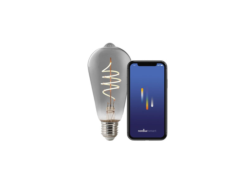 Nordlux Smart E27 Leuchtmittel 4,7W 100lm 1800K Rauchfarben