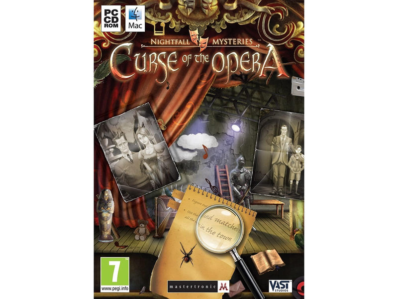 Nightfall Mysteries: Curse of the Opera - Windows - Puzzle - PEGI 7