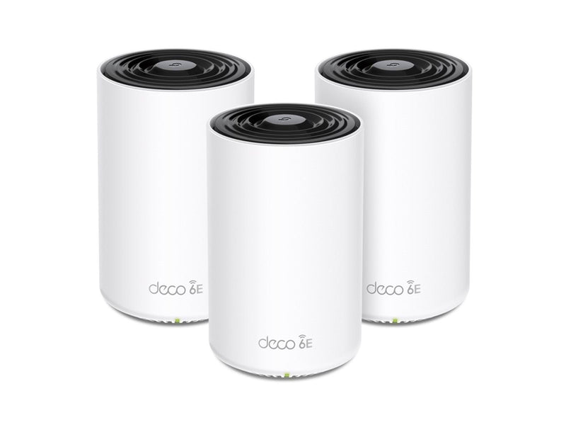 TP-Link Deco XE75 (3-PACK) AXE5400 Tri-Band Mesh - Wireless router 802.11a/b/g/n/ac/ax (Wi-Fi 6E)