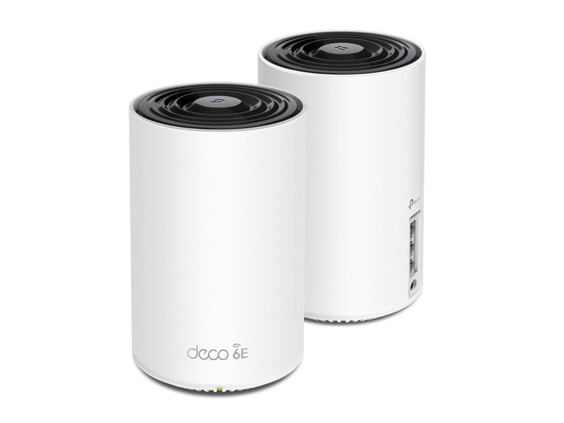 TP-Link Deco XE75 (2-PACK) AXE5400 Tri-Band Mesh Wi-Fi 6E System - Wireless router 802.11a/b/g/n/ac/ax (Wi-Fi 6E)